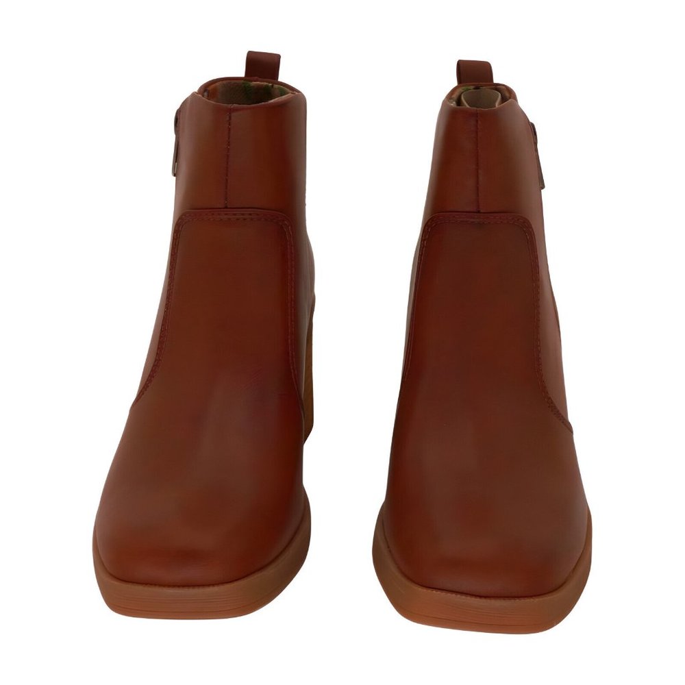 b.o.c. Brown Lexy Ankle Boots Womens Shoes, Brown, Size 8.5 M - Picture 4 of 5